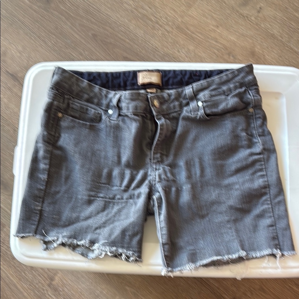 Gray Denim Women's Shorts
